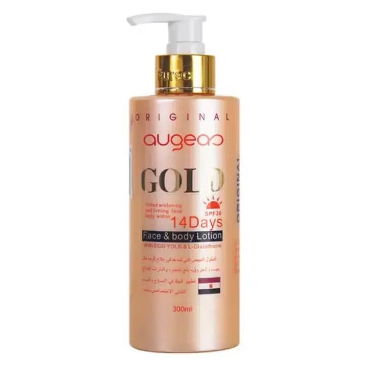 Augeas Gold 14 Days Instant Whitening Face & Body Lotion SPF 20 (300ml)