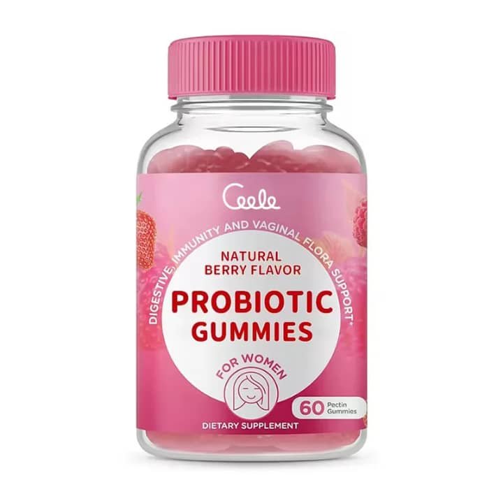 Ceele Probiotic Gummies for Women (60 Pectin Gummies)
