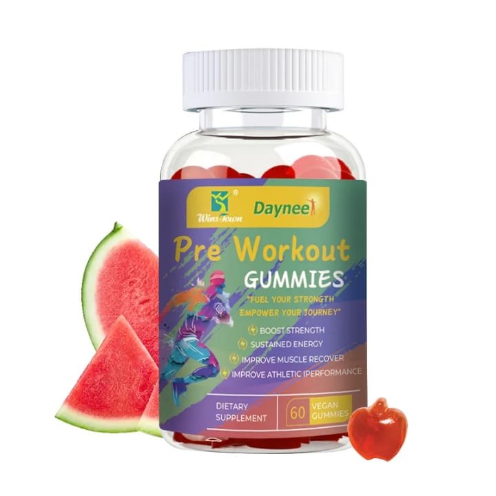 Daynee Pre Workout Gummies Fuel Strength & Energy (60 Gummies)