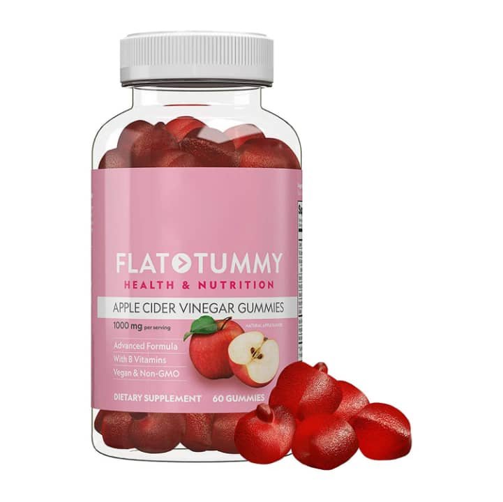 Flat Tummy Health & Nutrition Apple Cider Vinegar Gummies (60 Gummies)