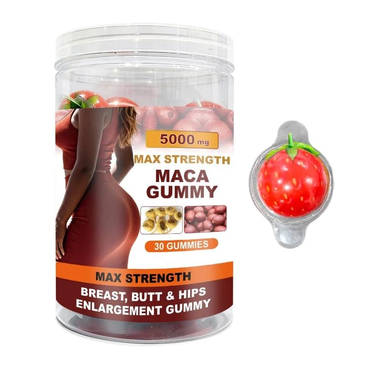 5000mg Max Strength Maca Gummies for Butt & Hips (30 Gummies)