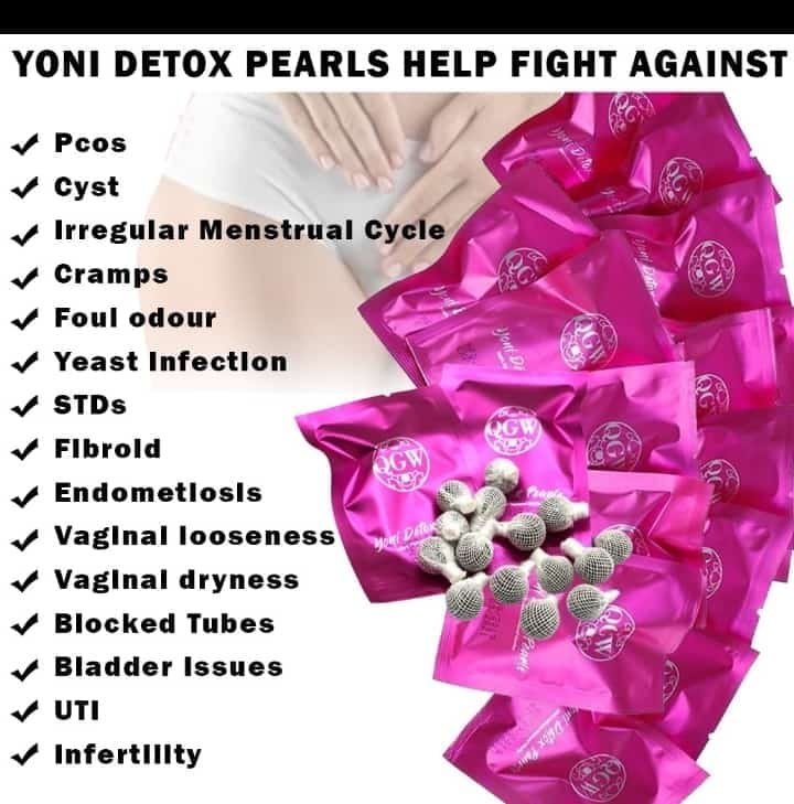QGW Herbal Yoni Detox Pearls (Feminine Health & Womb Cleansing)