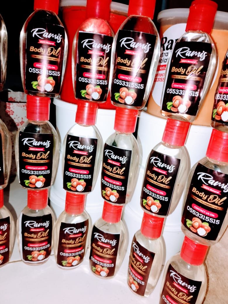 Ramis 100% Natural Body Oil (Skin Glow & Radiance)