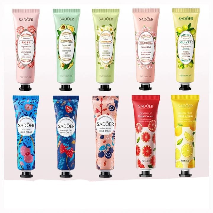 Sadoer Natural Essence Moisturizing Hand Cream Collection (30g)