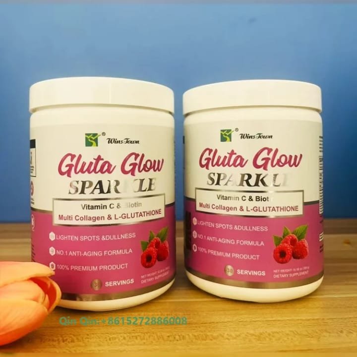 Wins Town Gluta Glow SPARKLE Powder (Berry Flavor, 30 Servings / 300g)