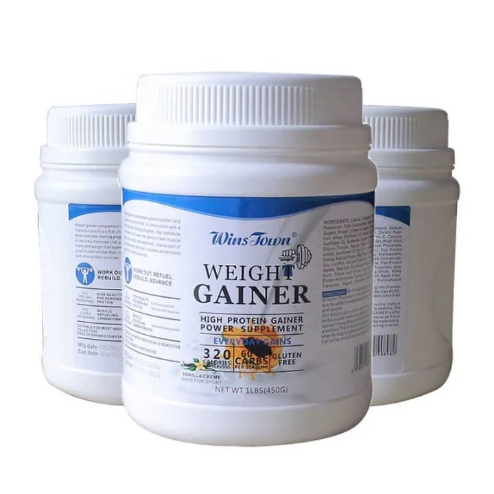 Wins Town Weight Gainer High Protein Power Supplement Vanilla (450g)